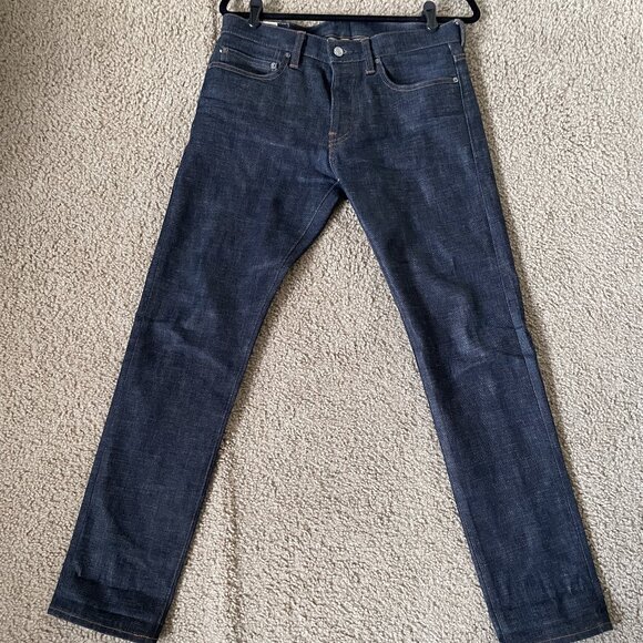 J Crew 484 Slim Fit Raw Selvedge Denim 31 x 32 Japan Selvedge - Picture 1 of 8
